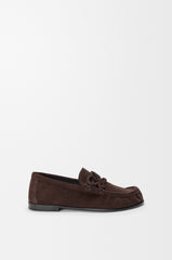 Double L Loafer In Suede Calfskin