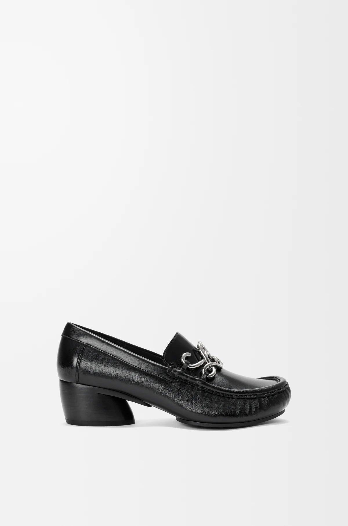Oval Double L Loafer In Lambskin