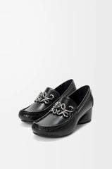 Oval Double L Loafer In Lambskin