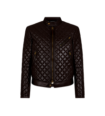 Shiny Nappa Quilted Café Racer