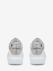 Men's Oversized Sneaker in White/silver
