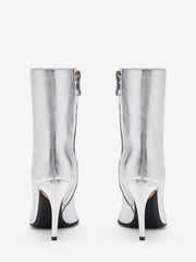 Women's Armadillo Ankle Boot in Silver/gold