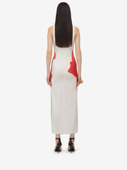 Women's Bleeding Rose Pencil Dress in Optic White