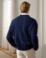 Relaxed Fit Bullion Cotton Jumper