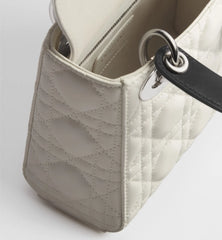 Dior Or Mini Lady Dior Bag with Chain