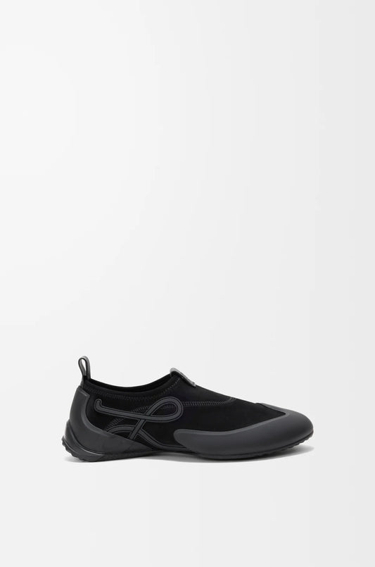 Grip Aqua Shoe In Stretch Suede And Tpu