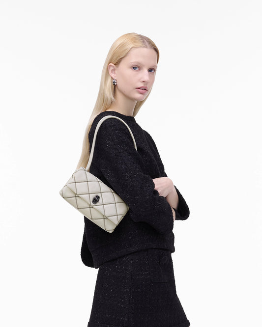 The Bi-Color Quilted Mini Dual Shoulder Bag