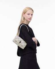 The Bi-Color Quilted Mini Dual Shoulder Bag