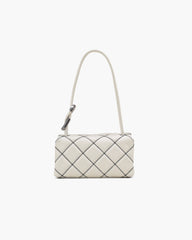 The Bi-Color Quilted Mini Dual Shoulder Bag