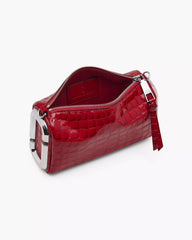 The Glossy Croc Snapshot Shoulder Bag