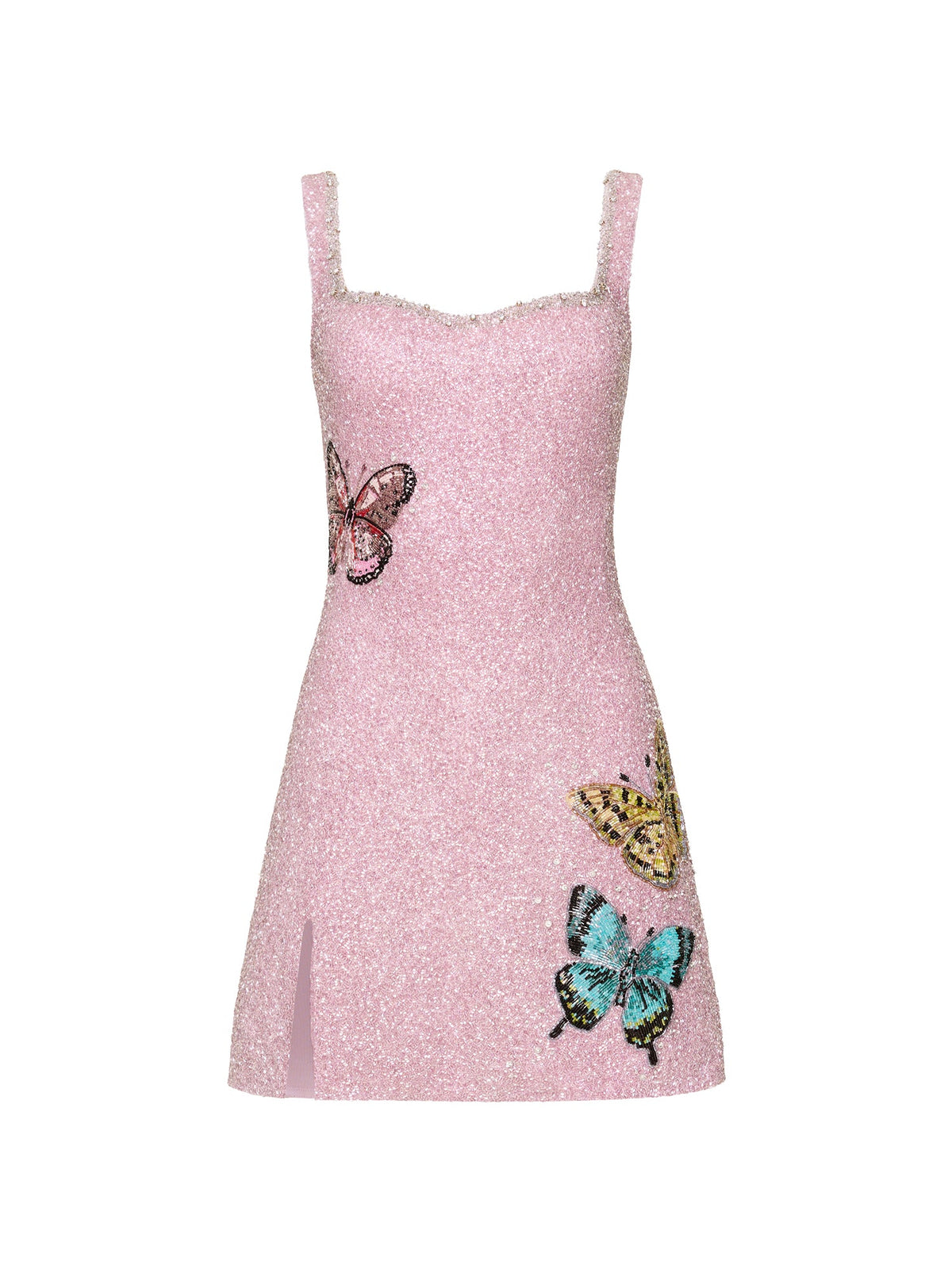 mariposa mini dress Vestido Mini de Malla Mariposa Printed - Multicolor