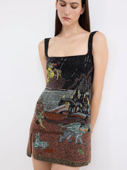 Medieval Beasts Mini Dress