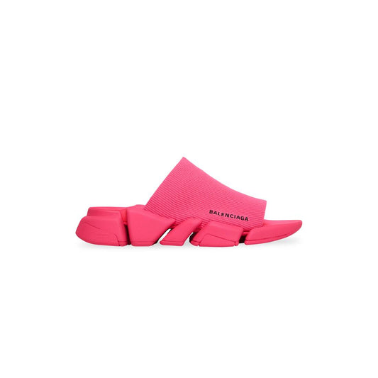 Women's Speed 2.0 Recycled Knit Slide Sandal In Fluo Pink