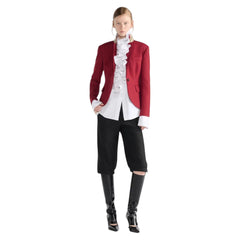 Fitted Jacket Wool and Silk Grain de Poudre