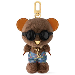 LV Louis Bear Bag Charm