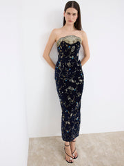 Night Sky Column Dress