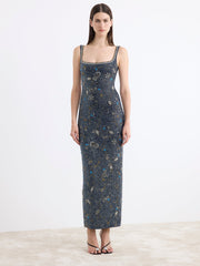 Night Sky Beaded Dress
