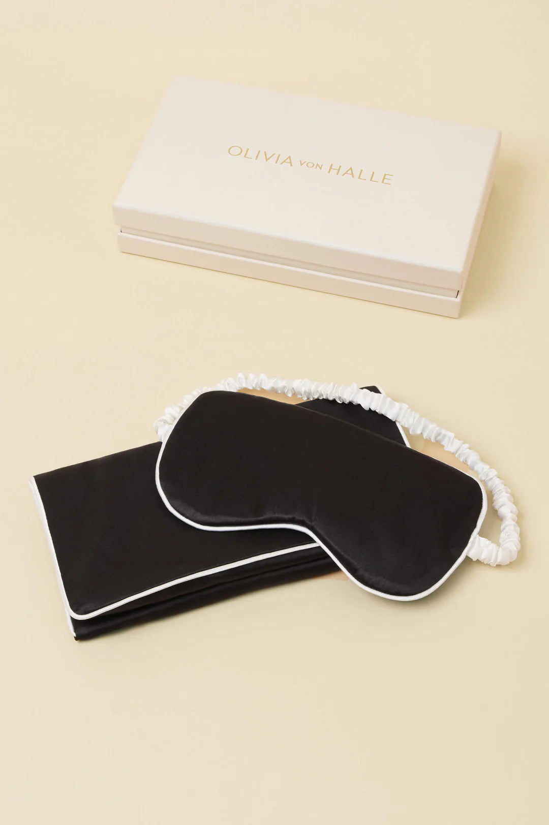 Audrey Jet Black Eye Mask