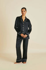 Coco Jet Black Pyjamas