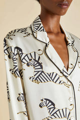Lila Zebedee Ivory Pyjama Set
