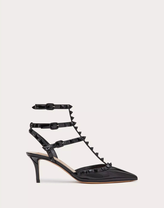 Patent Rockstud Pumps with Matching Straps and Studs 65 mm