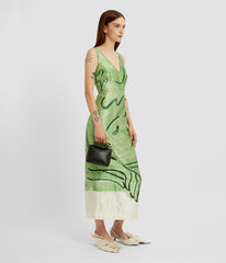 Sleeveless Midi Cocktail Dress