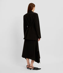 Double Breasted Belted Blazer