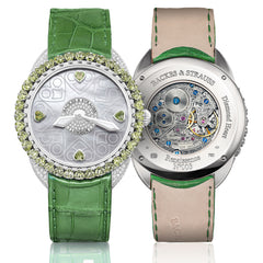 Queen of Hearts Peridot 37 Luxury Diamond Watch