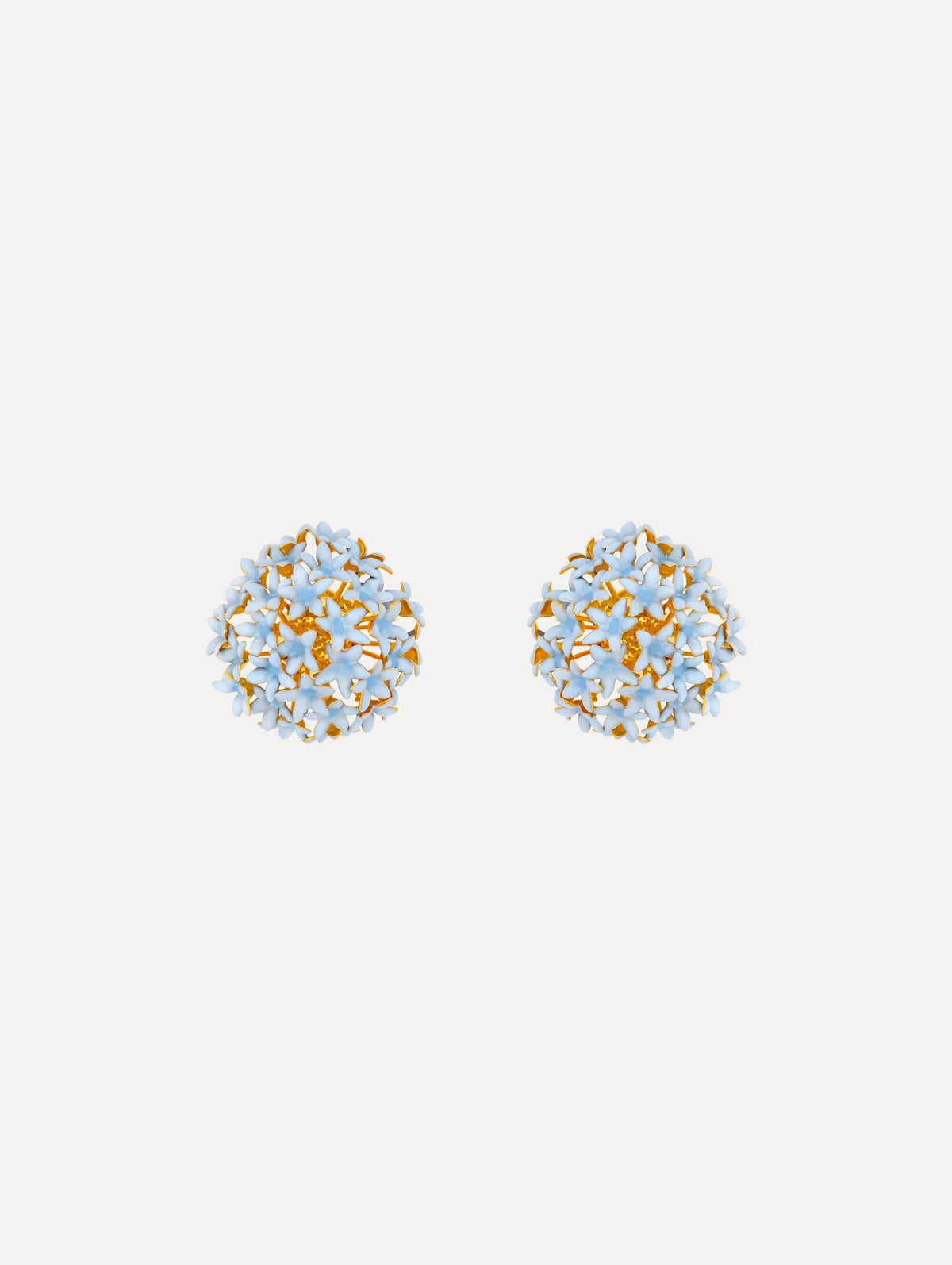 Small Allium Pompom Clip-On Earrings