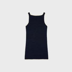 Mini Dress In Crocheted Cotton