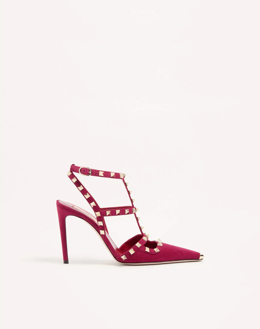 Rockstud Suede Pumps 100mm