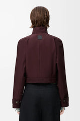 Short Trench In Cotton Blend