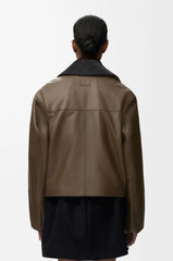 Short Parka In Nappa Lambskin