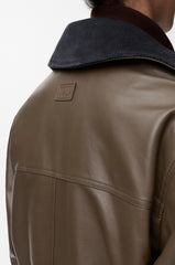 Short Parka In Nappa Lambskin