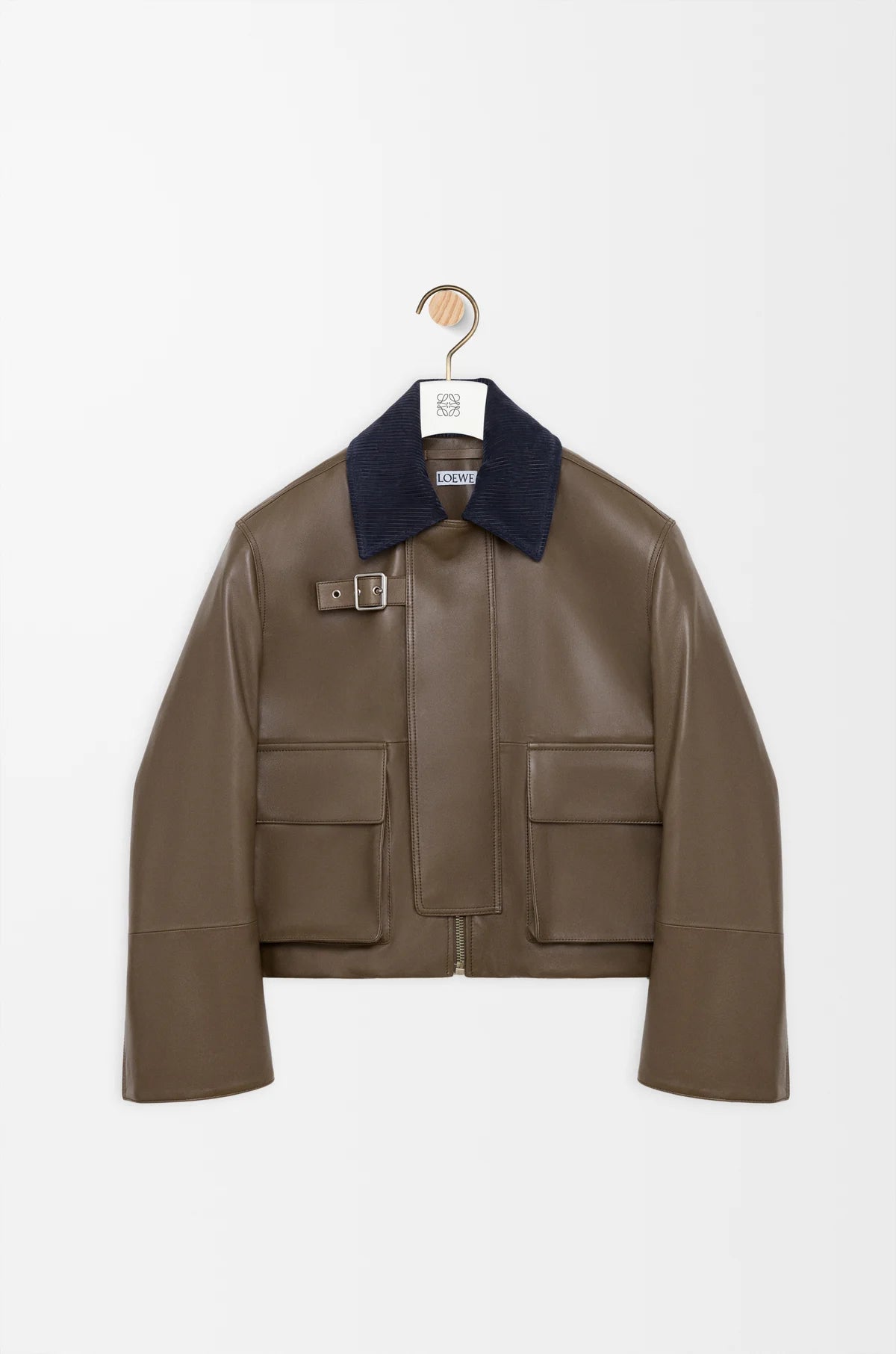 Short Parka In Nappa Lambskin