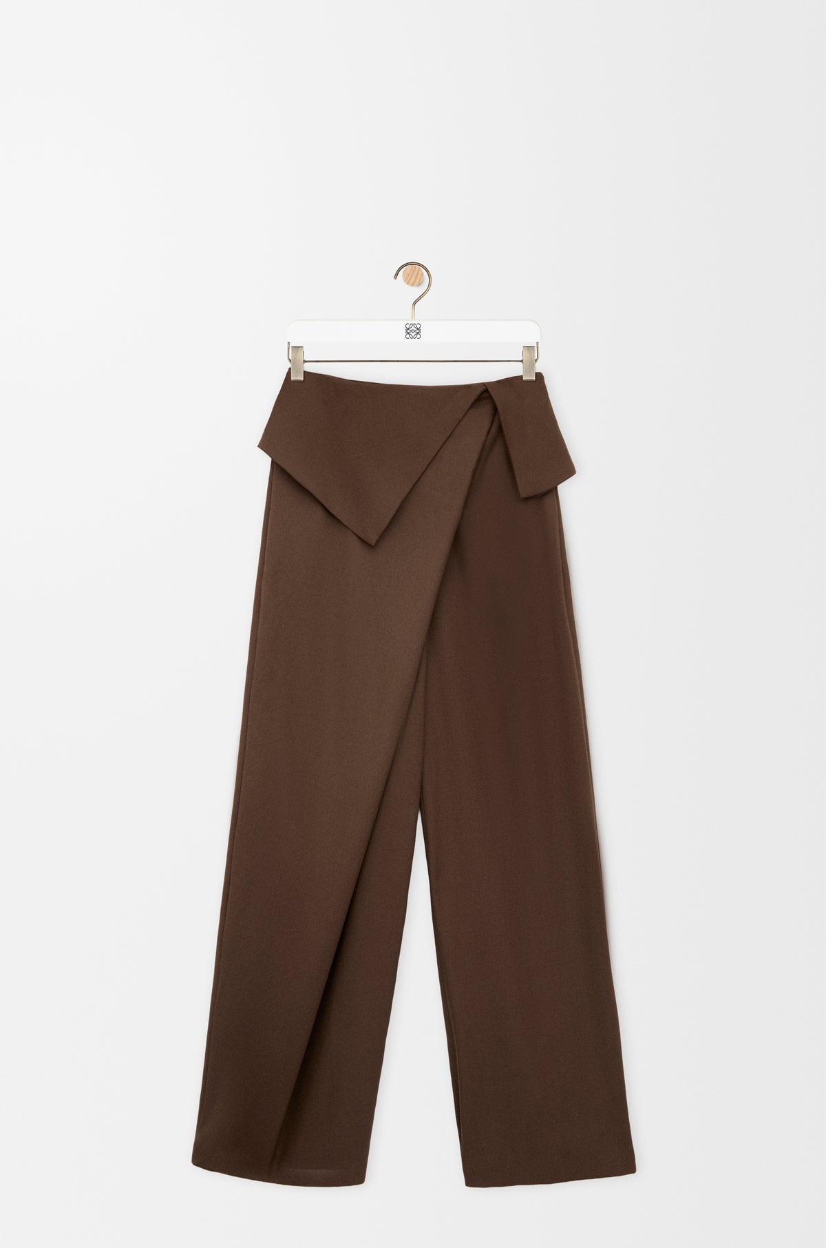 Draped Trousers In Wool