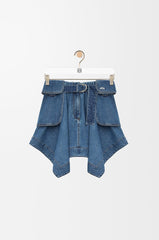 Cargo Skirt In Denim