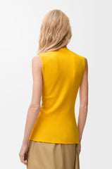 Sleeveless Top In Viscose Blend