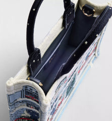 Mini Dior Book Tote with Strap