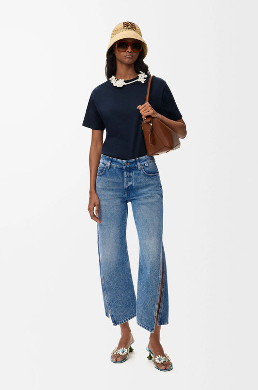 Trousers In Denim