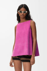 Top In Suede Goatskin