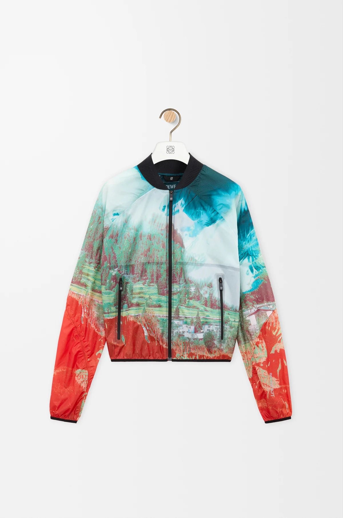Zip-up Jacket In Technical Shell