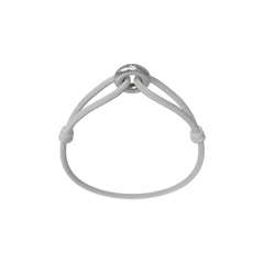 Silver Soho Diamond Cord Bracelet
