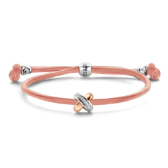 Kisses Sliding Bracelet with Diamond