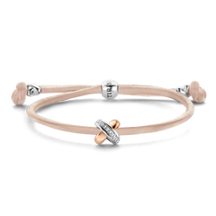 Kisses Sliding Bracelet with Diamond
