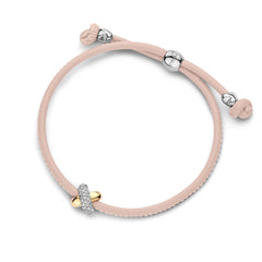 Kisses Sliding Bracelet with Diamond Pavé