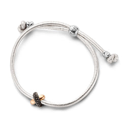 Kisses Sliding Bracelet with Marcasite