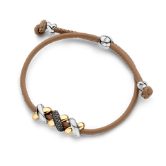 Kisses Sliding Bracelet with Three Kisses