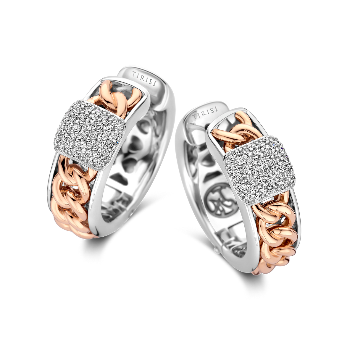 Grumetta Earrings with Diamond Pave