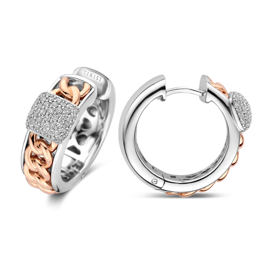 Grumetta Earrings with Diamond Pave